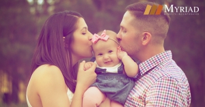 familia y bebé