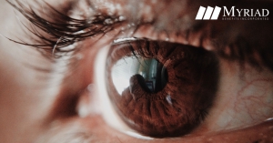 ojo en closeup