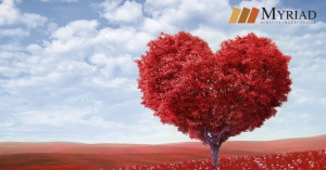 Árbol dónde sus ramas y hojas forman un corazón