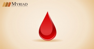 ilustración de gota de sangre