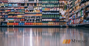 Alimentos en el supermercado